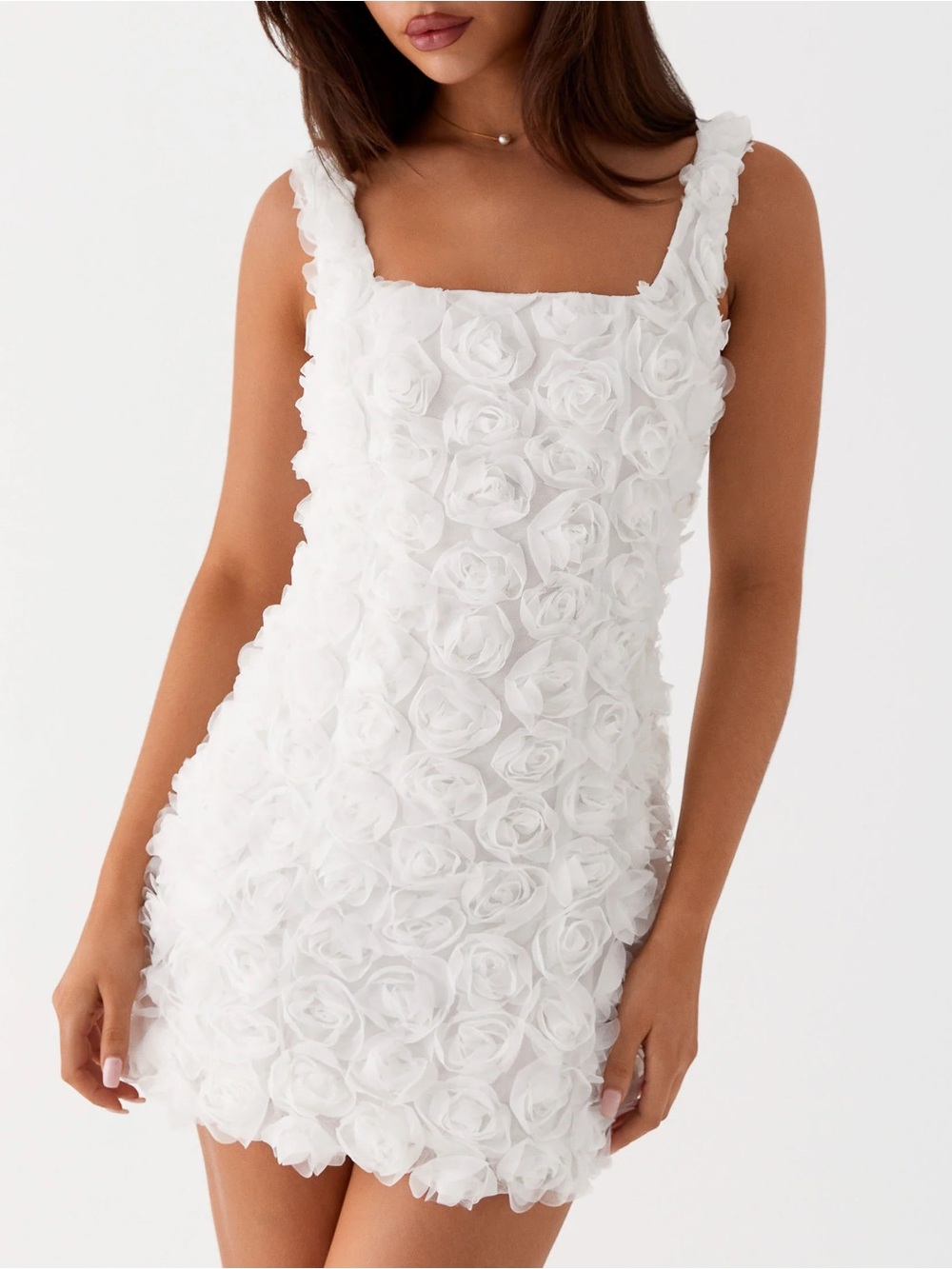 ***NWT*** Peppermayo Valentina Rosette Minidress - Size 10, White